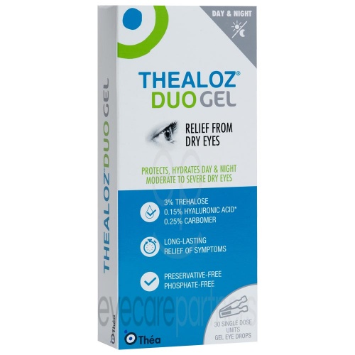 Thealoz Duo Eye Gel for Dry Gritty Sore Eyes Eyecare Partners